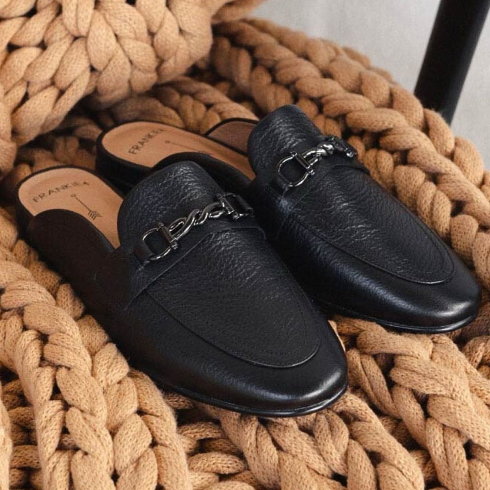 Frankie4 Grace Tumbled Leather Mules
